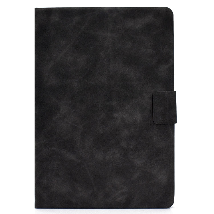 For iPad Pro 11 2024 Cowhide Texture Leather Smart Tablet Case(Grey)