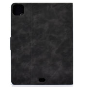 For iPad Pro 11 2024 Cowhide Texture Leather Smart Tablet Case(Grey)