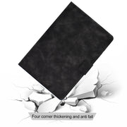 For iPad Pro 11 2024 Cowhide Texture Leather Smart Tablet Case(Grey)