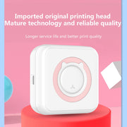 C15 Portable Multifunction Mini Printer Support OCR Text Scanning(Pink)