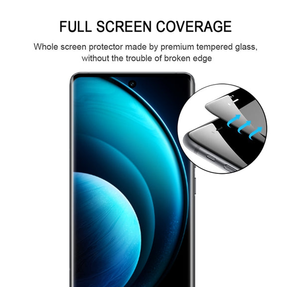 For vivo X100 Pro 25pcs 3D Curved Edge Full Screen Tempered Glass Film