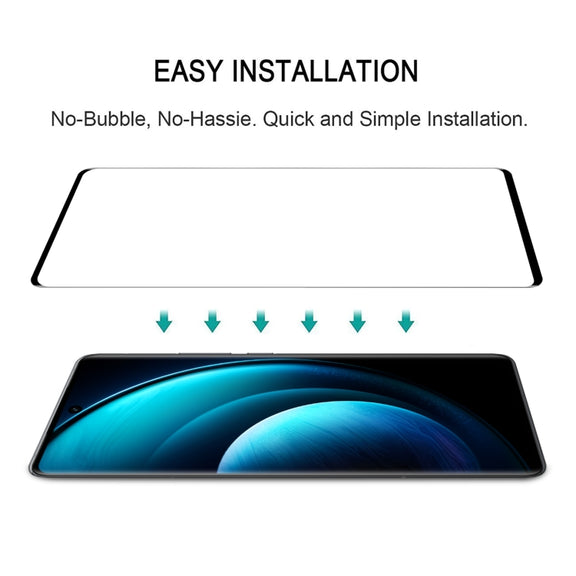 For vivo X100 Pro 25pcs 3D Curved Edge Full Screen Tempered Glass Film