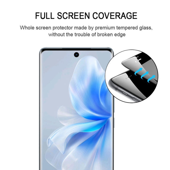 For vivo S18 25pcs 3D Curved Edge Full Screen Tempered Glass Film