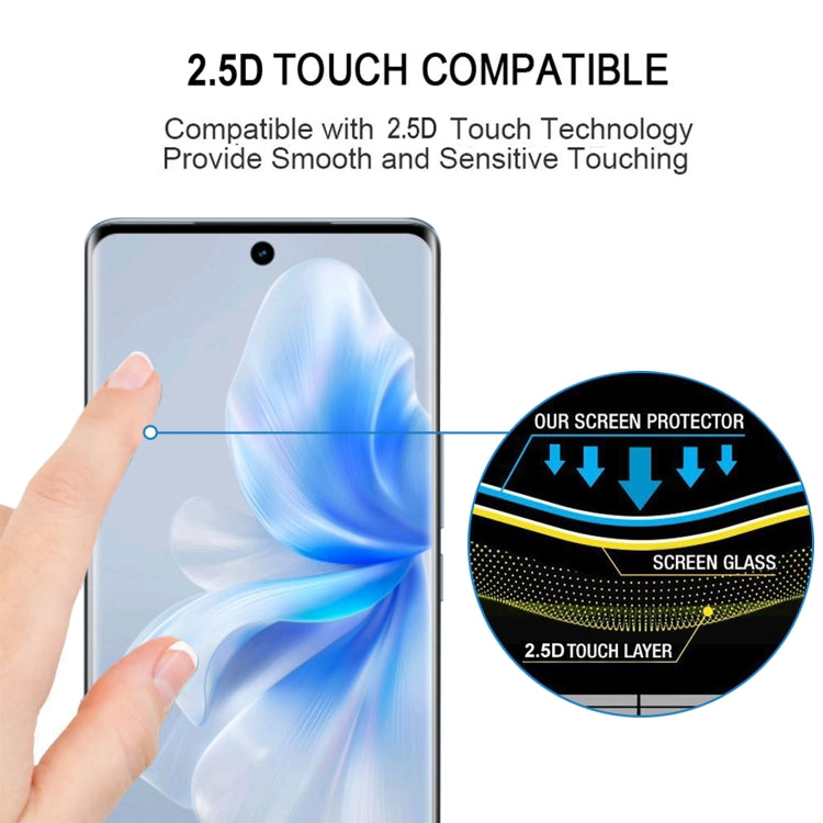For vivo S18 25pcs 3D Curved Edge Full Screen Tempered Glass Film