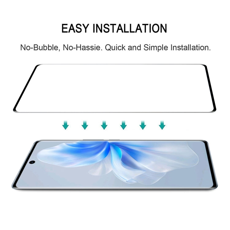 For vivo S18 25pcs 3D Curved Edge Full Screen Tempered Glass Film
