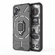 For Nothing Phone 2 Shockproof PC + TPU Holder Phone Case(Black) - Nothing Cases by PMC TechLife | Online Shopping South Africa | PMC TechLife | Buy Now Pay Later Mobicred