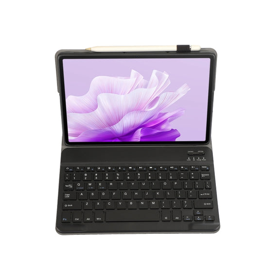 For Huawei MatePad 11.5 2023 AH17 Lambskin Texture Ultra-thin Detachable Bluetooth Keyboard Leather Case(Black)