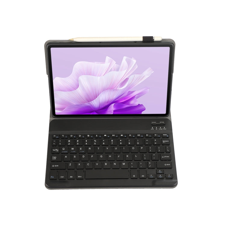For Huawei MatePad 11.5 2023 AH17 Lambskin Texture Ultra-thin Detachable Bluetooth Keyboard Leather Case(Black)