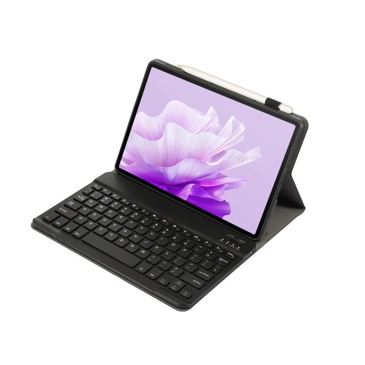 For Huawei MatePad 11.5 2023 AH17 Lambskin Texture Ultra-thin Detachable Bluetooth Keyboard Leather Case(Black)
