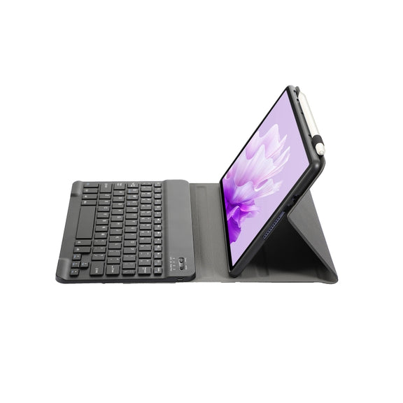 For Huawei MatePad 11.5 2023 AH17 Lambskin Texture Ultra-thin Detachable Bluetooth Keyboard Leather Case(Black)