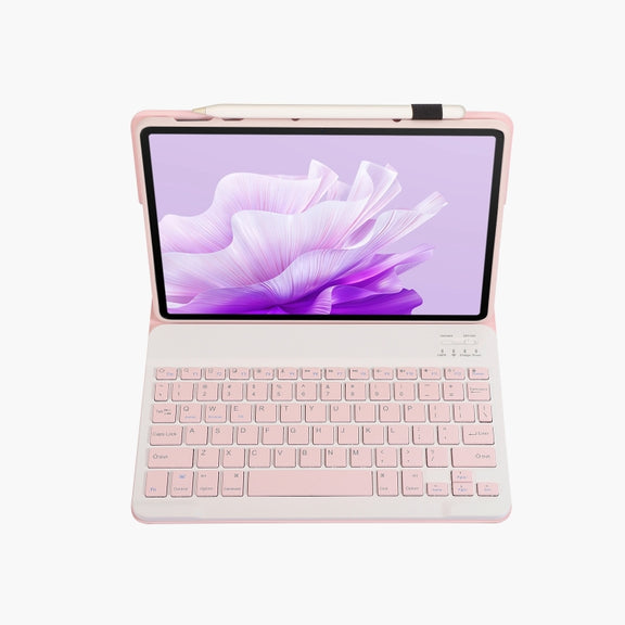For Huawei MatePad 11.5 2023 AH17 Lambskin Texture Ultra-thin Detachable Bluetooth Keyboard Leather Case(Pink)