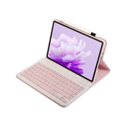 For Huawei MatePad 11.5 2023 AH17 Lambskin Texture Ultra-thin Detachable Bluetooth Keyboard Leather Case(Pink)
