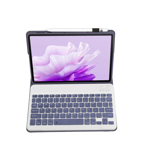 For Huawei MatePad 11.5 2023 AH17 Lambskin Texture Ultra-thin Detachable Bluetooth Keyboard Leather Case(Purple)
