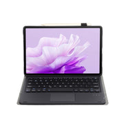 For Huawei MatePad 11.5 2023 AH17-A Lambskin Texture Ultra-thin Detachable Bluetooth Keyboard Leather Case with Touchpad(Black)