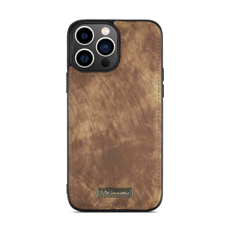 For iPhone 15 Pro CaseMe 008 Detachable Multifunctional Leather Phone Case(Brown)