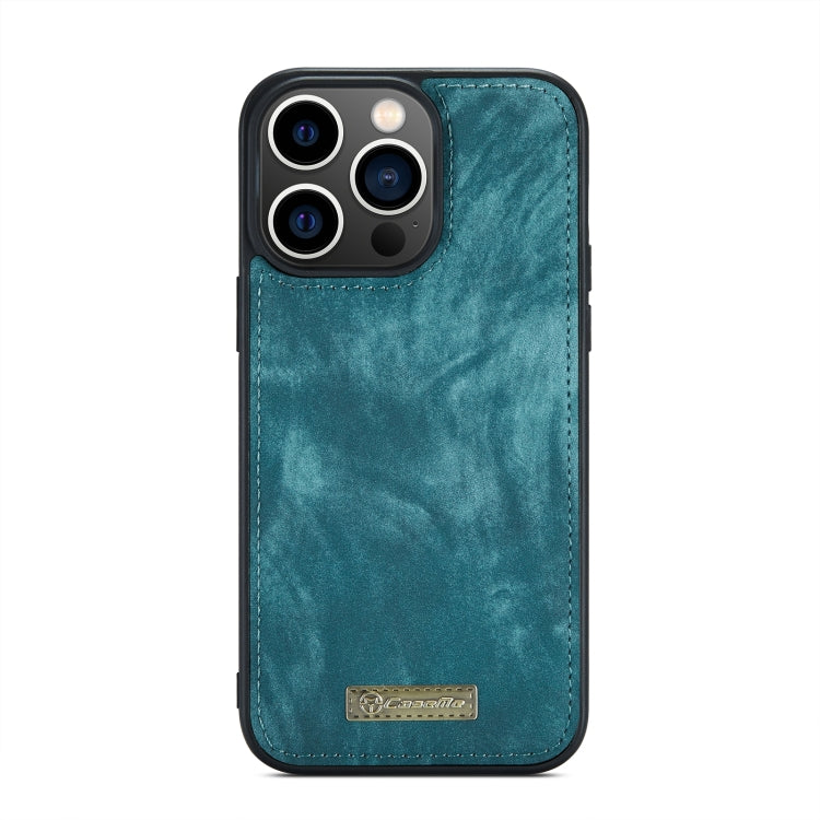 For iPhone 15 Pro Max CaseMe 008 Detachable Multifunctional Leather Phone Case(Blue)
