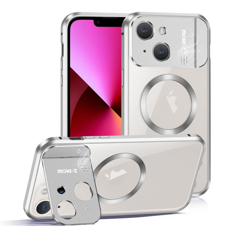 For iPhone 13 Aromatherapy Holder Single-sided MagSafe Magnetic Phone Case(White)