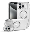 For iPhone 15 Pro Max Aromatherapy Holder Single-sided MagSafe Magnetic Phone Case(White) - iPhone 15 Pro Max Cases by PMc TechLife | Online Shopping South Africa | PMc TechLife | Buy Now Pay Later Mobicred