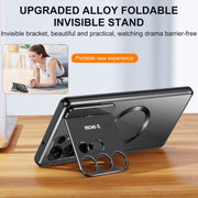 For Samsung Galaxy S23 Ultra 5G Aromatherapy Holder Single-sided MagSafe Magnetic Phone Case(Black)