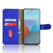For Xiaomi Redmi Note 13 Pro 5G Skin Feel Magnetic Flip Leather Phone Case(Blue)