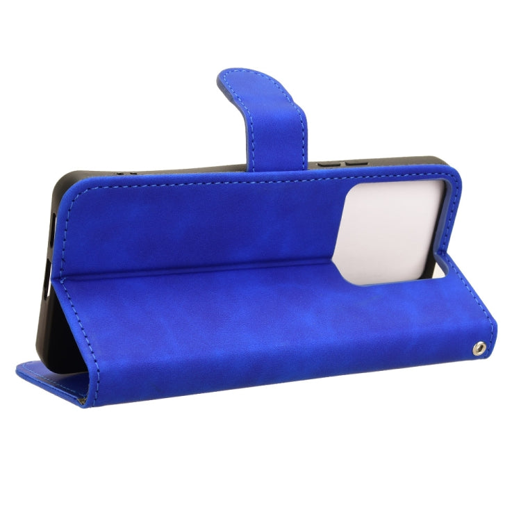 For Xiaomi Redmi Note 13 Pro 5G Skin Feel Magnetic Flip Leather Phone Case(Blue)