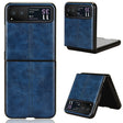 For Motorola Moto Razr 40 Cow Pattern Sewing Back Cover Phone Case(Blue) - free shipping - PMC TechLife - Order now!