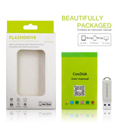 MicroDrive 2 In 1  8 Pin + USB 2.0 Portable Metal USB Flash Disk, Capacity:16GB(Silver)