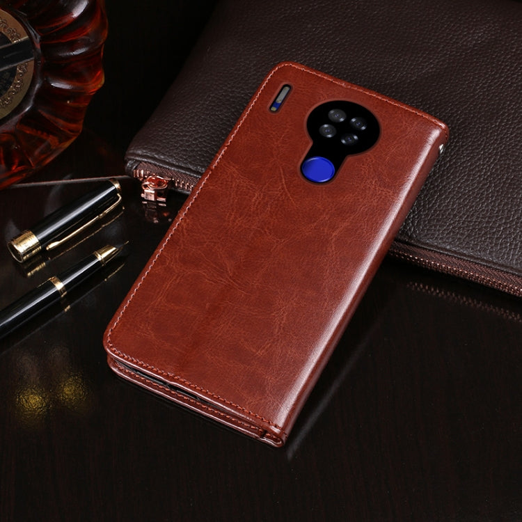For Blackview A80 idewei Crazy Horse Texture Horizontal Flip Leather Case with Holder & Card Slots & Wallet(White)