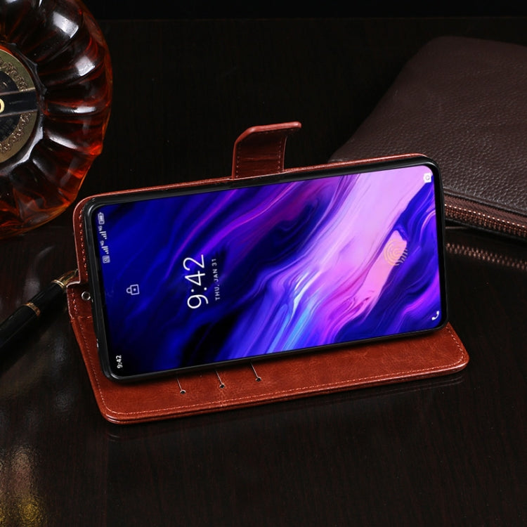 For UMIDIGI S5 Pro idewei Crazy Horse Texture Horizontal Flip Leather Case with Holder & Card Slots & Wallet(White)