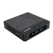 GXMO N42 Windows 11 Intel Gemini Lake N4000 Mini PC NVME SSD WiFi Mini Desktop Computer, Specification:6GB+64GB(Black)