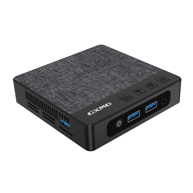 GXMO N42 Windows 11 Intel Gemini Lake N4000 Mini PC NVME SSD WiFi Mini Desktop Computer, Specification:6GB+64GB(Black)