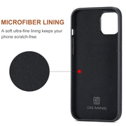 For iPhone 15 DG.MING M1 Series 3-Fold Multi Card Wallet Leather Phone Case(Red)