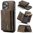 For iPhone 16 Pro Max DG.MING M1 Series 3-Fold Multi Card Wallet Leather Phone Case(Coffee) - iPhone 16 Pro Max Cases by DG.MING | Online Shopping South Africa | PMC TechLife | Buy Now Pay Later Mobicred