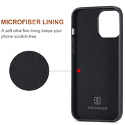 For iPhone 15 Pro Max DG.MING M2 Series 3-Fold Card Bag Wallet Leather Phone Case(Coffee)