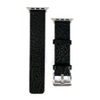 For Apple Watch Ultra 49mm Buffalo Leather Watch Band(Black) - Watch Bands by PMC TechLife | Online Shopping South Africa | PMC TechLife | Buy Now Pay Later Mobicred