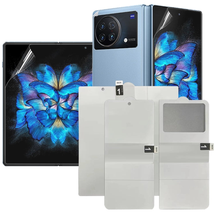 For vivo X Fold2 3 in 1 Full Screen Protector Explosion-proof Hydrogel Film