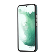 For Samsung Galaxy S23+ 5G Side Leather Magsafe Phone Case(Green)