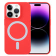For iPhone 14 Pro Max MagSafe Liquid Silicone Phone Case(Red) - iPhone 14 Pro Max Cases by PMC TechLife | Online Shopping South Africa | PMC TechLife | Buy Now Pay Later Mobicred