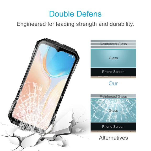 For DOOGEE V30 Pro 10pcs 0.26mm 9H 2.5D Tempered Glass Film