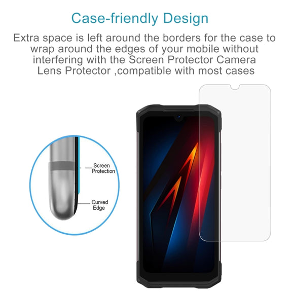 For DOOGEE S Punk 10pcs 0.26mm 9H 2.5D Tempered Glass Film