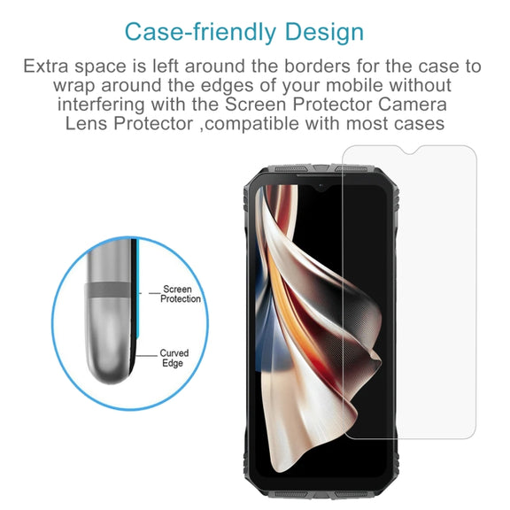 For DOOGEE S cyber 10pcs 0.26mm 9H 2.5D Tempered Glass Film