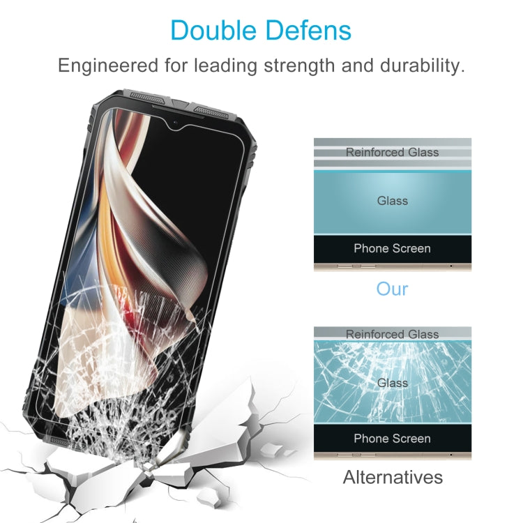 For DOOGEE S cyber 10pcs 0.26mm 9H 2.5D Tempered Glass Film