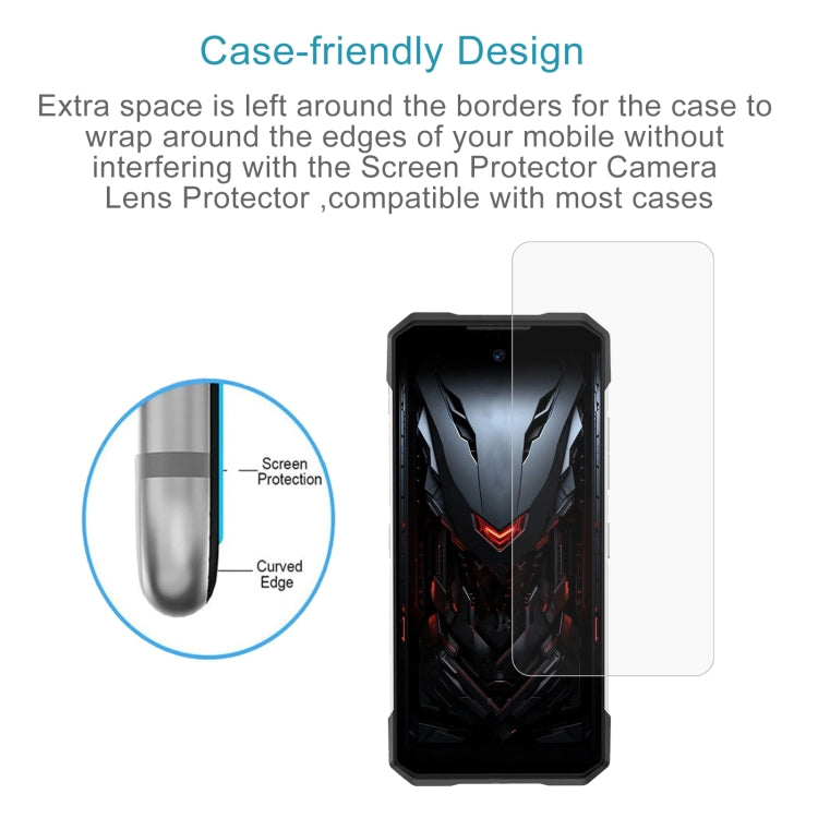 For DOOGEE S200 / S200X 10pcs 0.26mm 9H 2.5D Tempered Glass Film