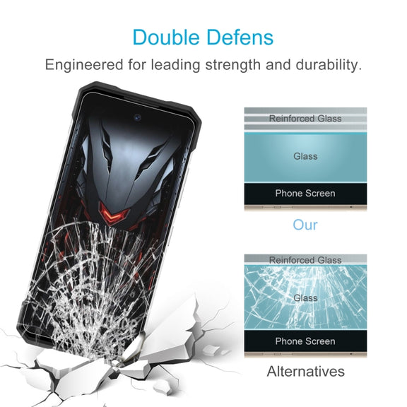 For DOOGEE S200 / S200X 10pcs 0.26mm 9H 2.5D Tempered Glass Film