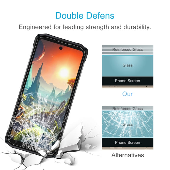 For DOOGEE Fire 6 10pcs 0.26mm 9H 2.5D Tempered Glass Film