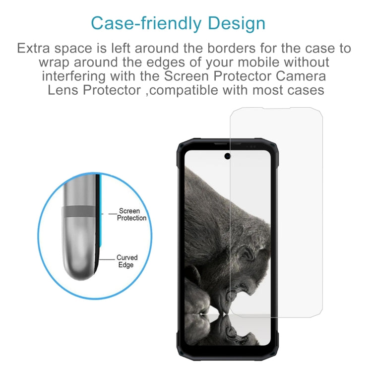 For DOOGEE Fire 6 Power 10pcs 0.26mm 9H 2.5D Tempered Glass Film