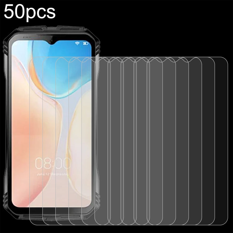 For DOOGEE V30 Pro 50pcs 0.26mm 9H 2.5D Tempered Glass Film