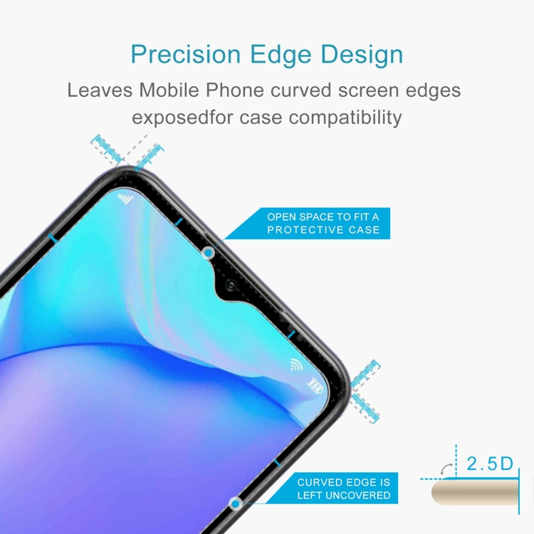 For DOOGEE N50 Pro 50pcs 0.26mm 9H 2.5D Tempered Glass Film