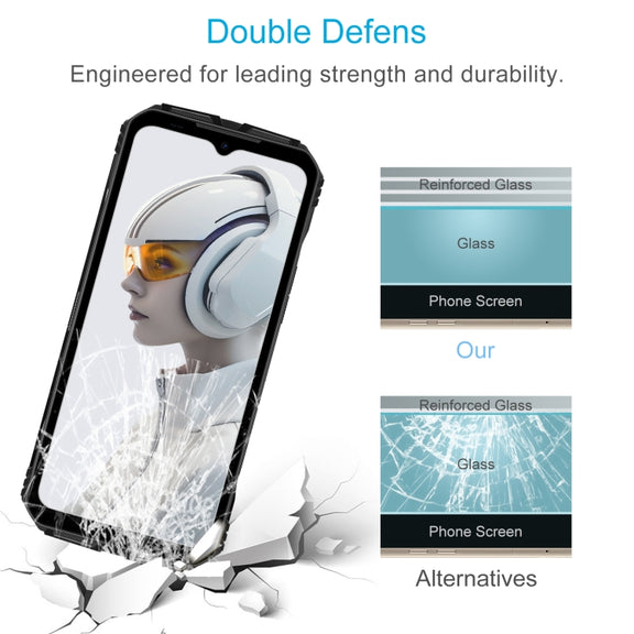 For DOOGEE V Max Plus 50pcs 0.26mm 9H 2.5D Tempered Glass Film