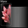 For DOOGEE Blade10 50pcs 0.26mm 9H 2.5D Tempered Glass Film - For Doogee by PMC TechLife | Online Shopping South Africa | PMC TechLife | Buy Now Pay Later Mobicred